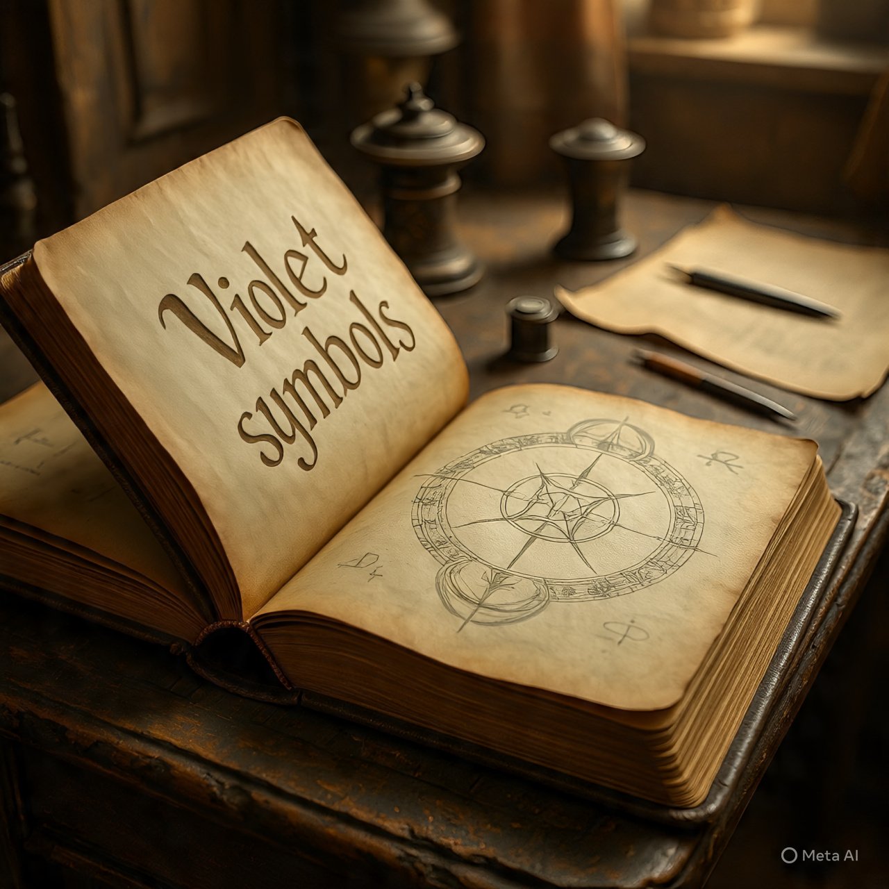 كتاب الرموز البنفسجية