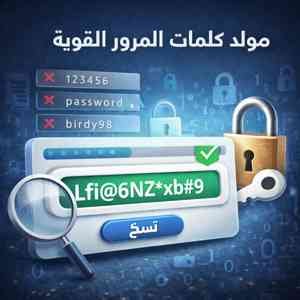 مولد كلمات المرور القوية