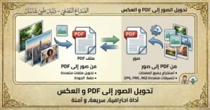 تحويل الصور الي PDF